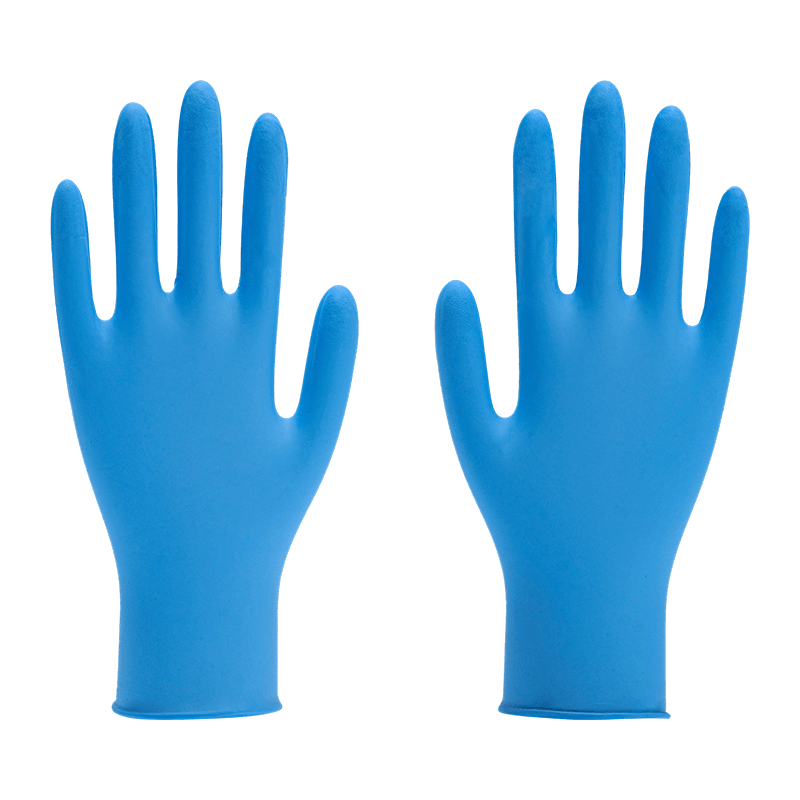 Guantes de nitrilo texturizados XS Medical de 9 pulgadas