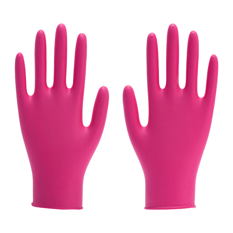 Guantes de nitrilo texturizados médicos XL de 9 pulgadas