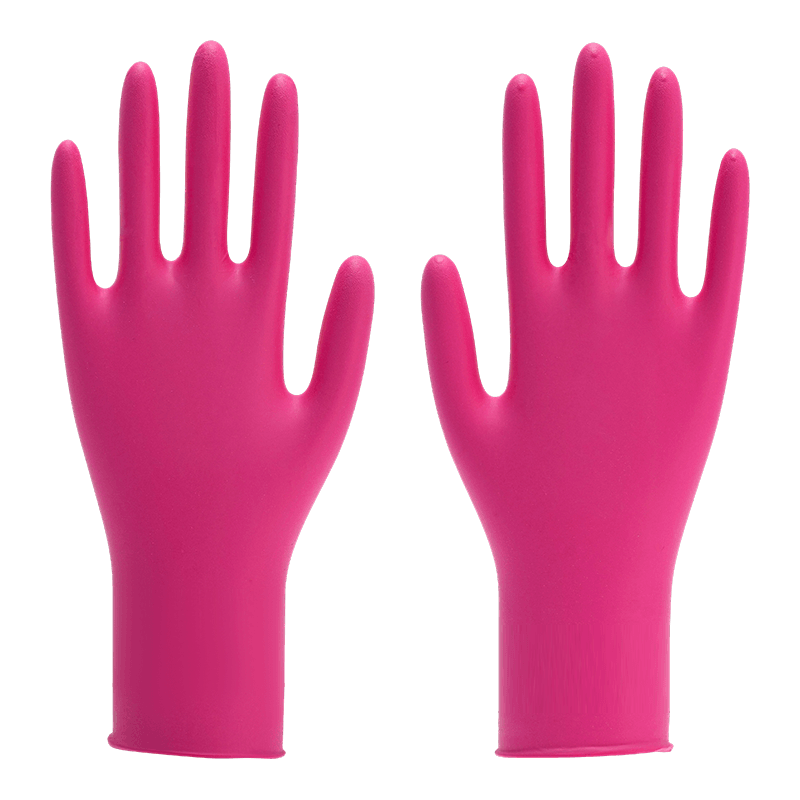 Guantes de nitrilo texturizados con punta de dedo M Medical de 12 pulgadas