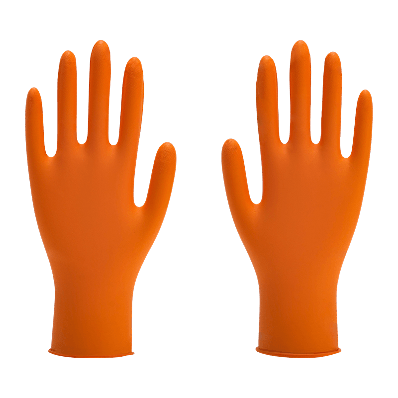 Guantes de nitrilo texturizados médicos de 9 pulgadas L