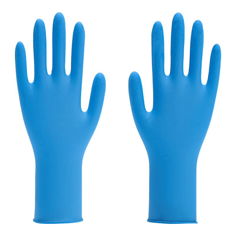 Guantes de nitrilo texturizados de grado alimenticio S de 12 pulgadas