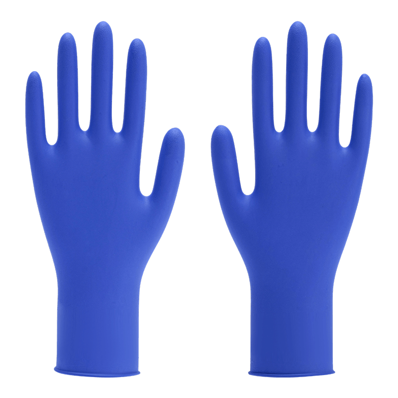 Guantes de nitrilo texturizados con punta de dedo XS industrial de 12 pulgadas