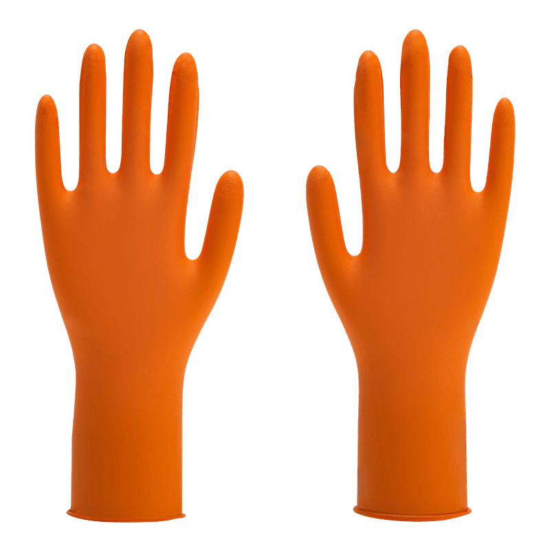 Guantes de nitrilo texturizados XXL de 12 pulgadas de calidad alimentaria