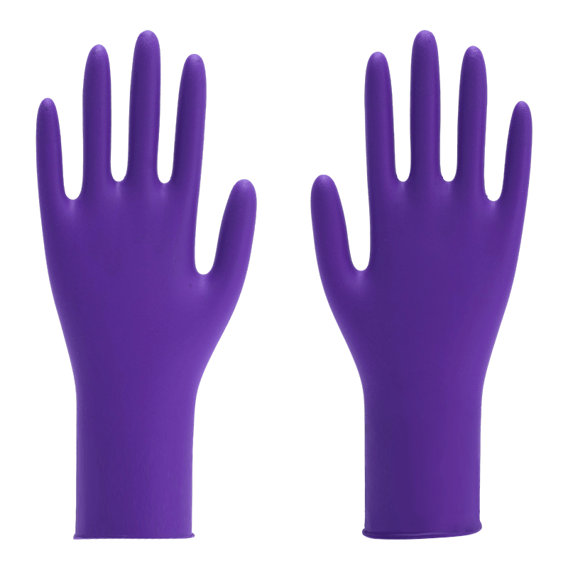 Guantes de nitrilo texturizados médicos S de 12 pulgadas