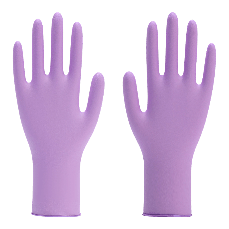 Guantes de nitrilo sin polvo XXL de protección de bioseguridad de 12 pulgadas